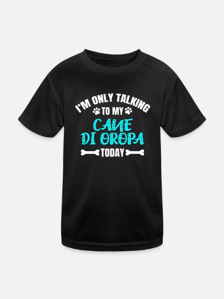 Cane di Oropa - Kids Functional T-Shirt - black - Front