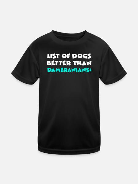 Dameraniens - T-shirt sport Enfant - noir - Devant