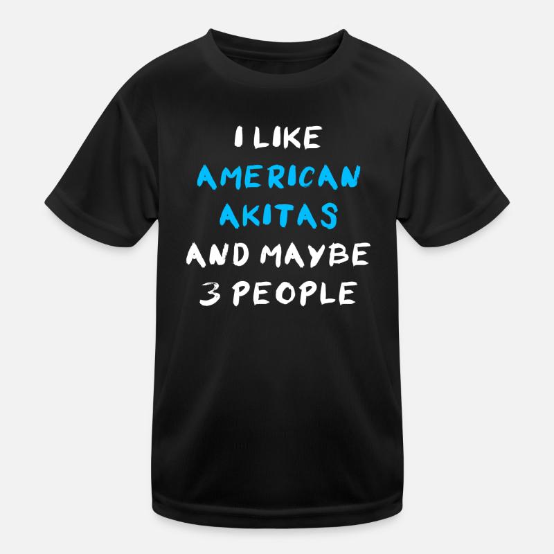 American Akita Kinder Funktions-T-Shirt
