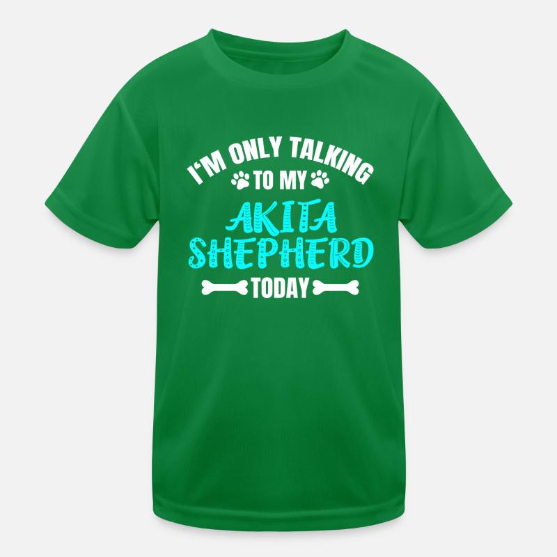 Akita Shepherd Kinder Funktions-T-Shirt