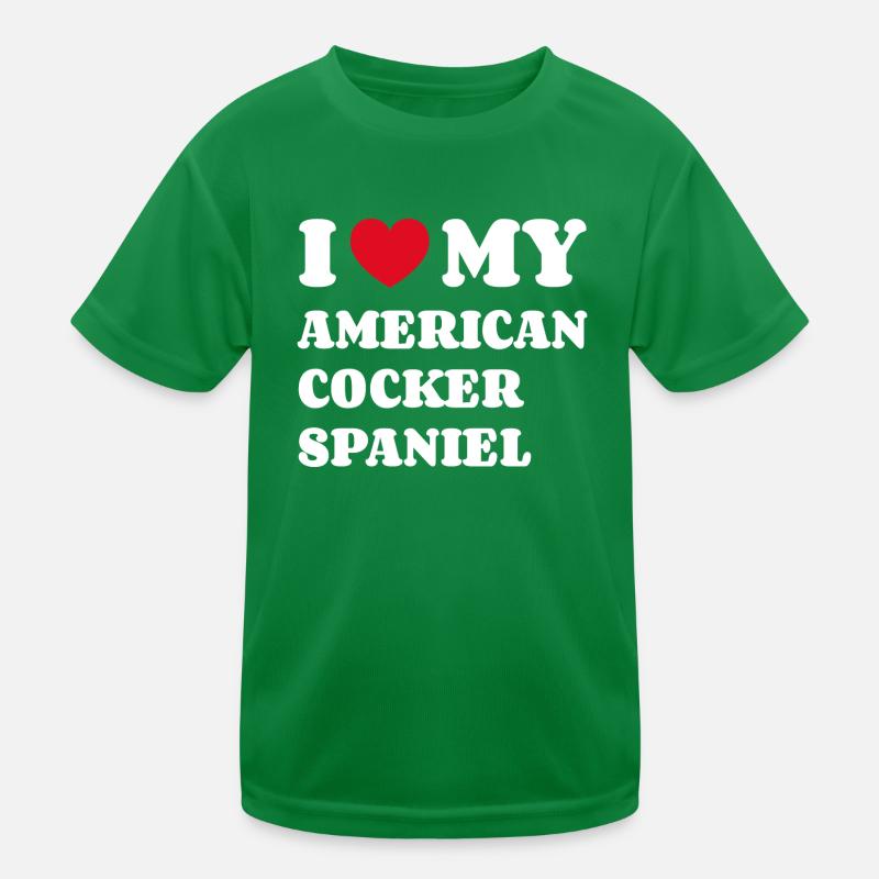 J’adore mon Cocker Américain Spaniel T-shirt sport Enfant