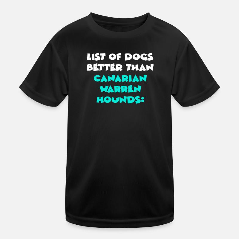 Chiens de Warren des Canaries T-shirt sport Enfant