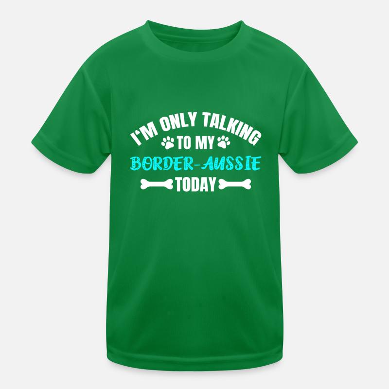 Border-Aussie Kinder Funktions-T-Shirt