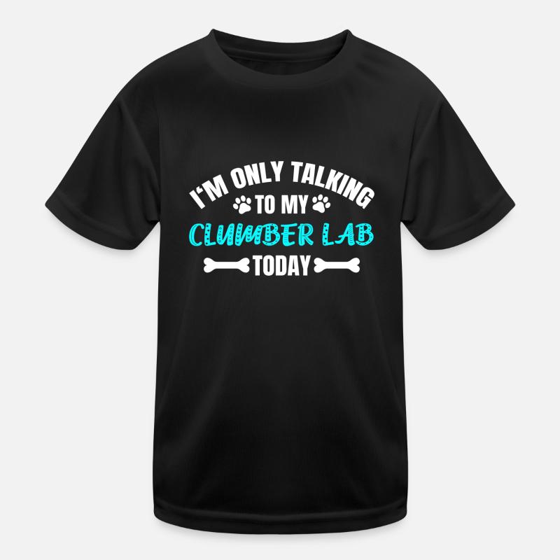 Clumber Lab Kinder Funktions-T-Shirt
