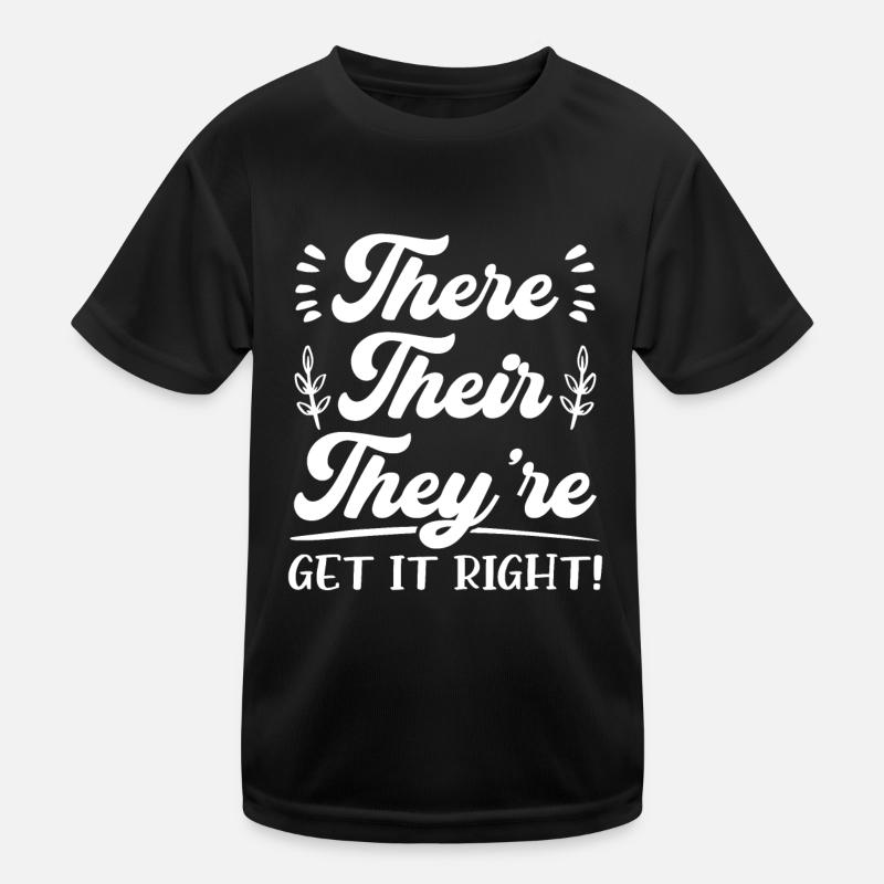 Grammatik, Polizei, Englischlehrer, Kinder Funktions-T-Shirt