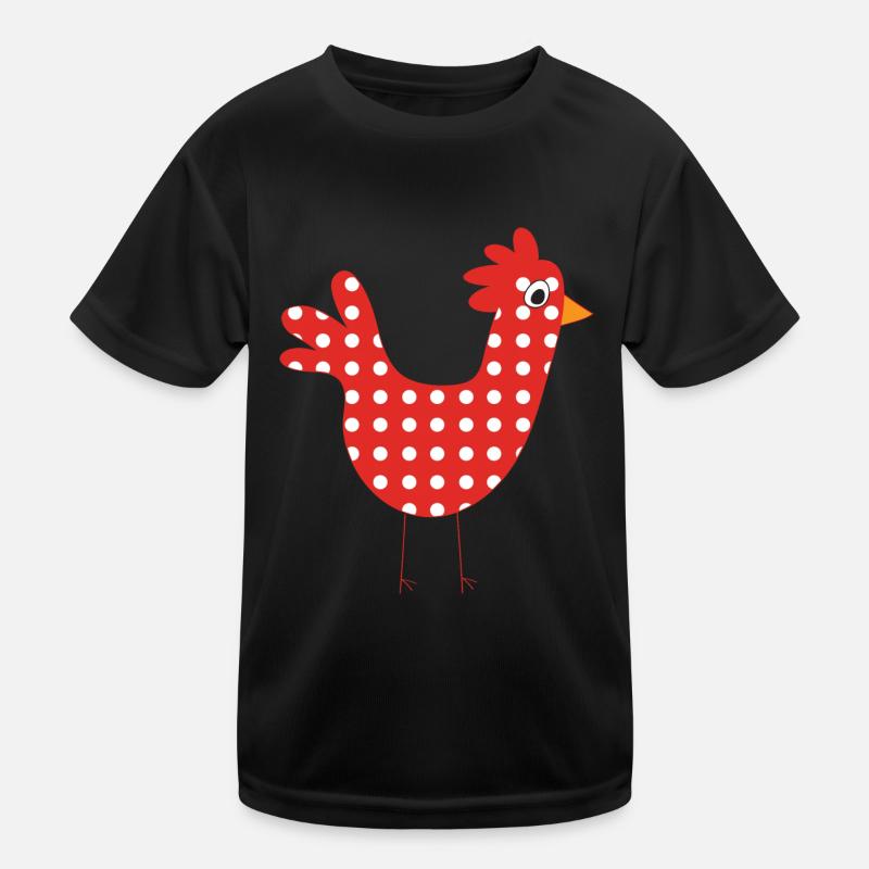 funny chicken Kids Functional T-Shirt