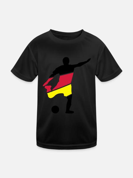 Football - Kids Functional T-Shirt - black