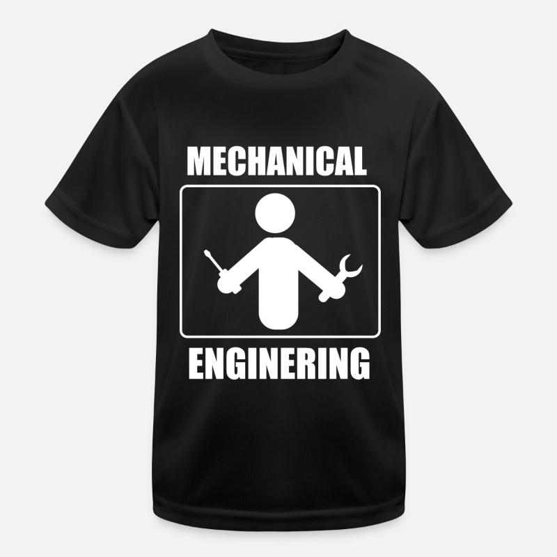 MECHANICAL ENGINERING Kinder Funktions-T-Shirt