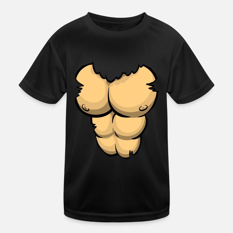 Gorilla Kostüm Gorilla Brust Kinder Funktions-T-Shirt