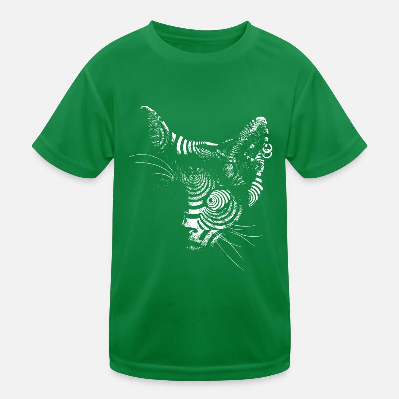 Cat techno T-shirt sport Enfant