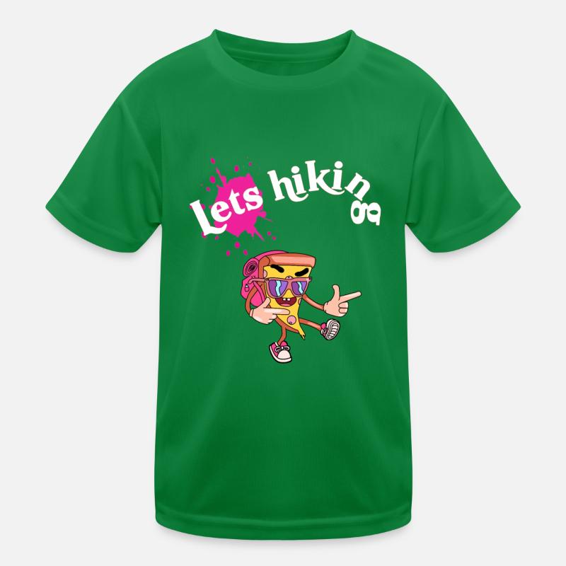 Lass uns wandern Kinder Funktions-T-Shirt