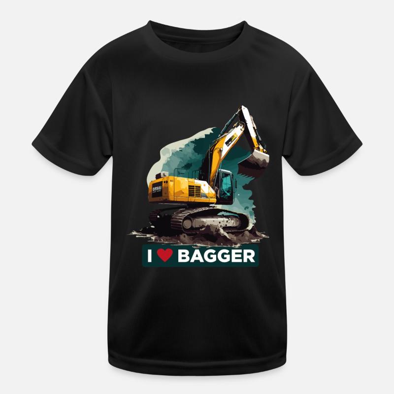 J’adore Excavator, T-shirt sport Enfant
