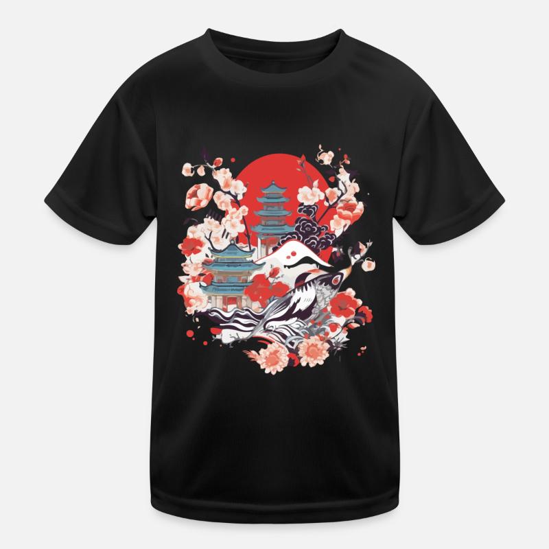 Japanese folklore Kids Functional T-Shirt