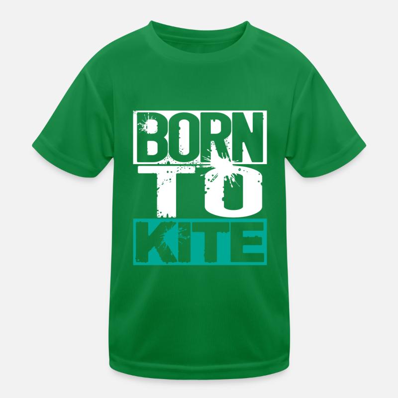 Né pour cerf-volant T-shirt sport Enfant