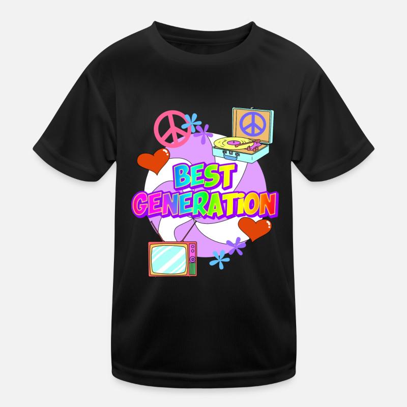 BEST GENERATION 60s Kids Functional T-Shirt