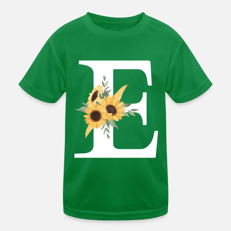 Sonnenblume Blumen E-Brief Kinder Funktions-T-Shirt