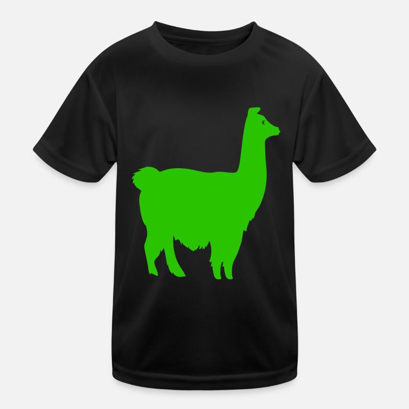 lama silhouette Kinder Funktions-T-Shirt
