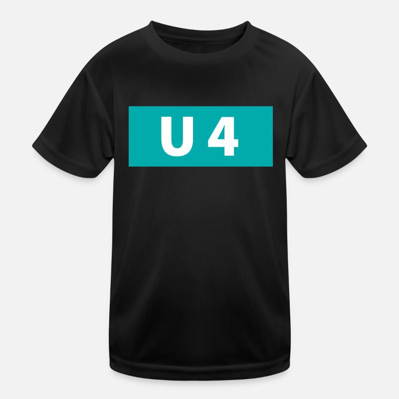 Subway line Hamburg U4 Souvenir Souvenir Gift Kids Functional T-Shirt