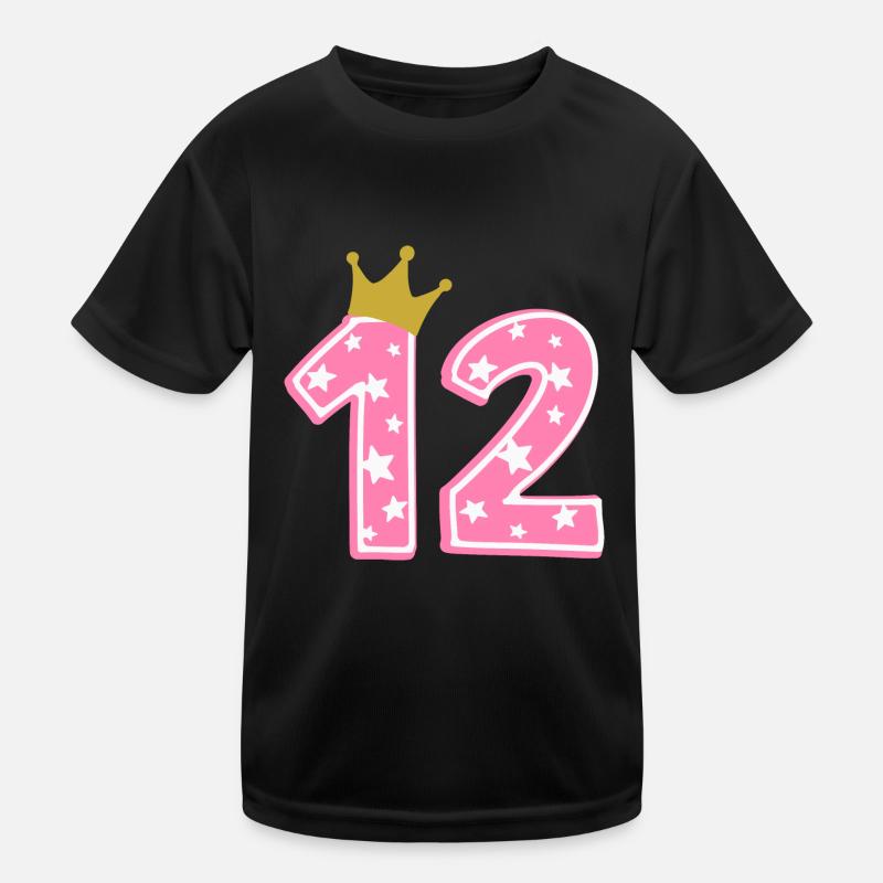 12 Krone 12ème anniversaire 12 ans T-shirt sport Enfant