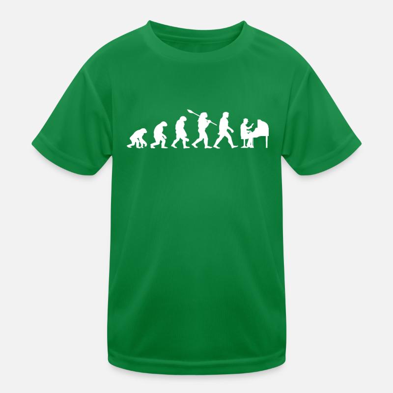 Evolution Klavier Pianist Klavier Kinder Funktions-T-Shirt