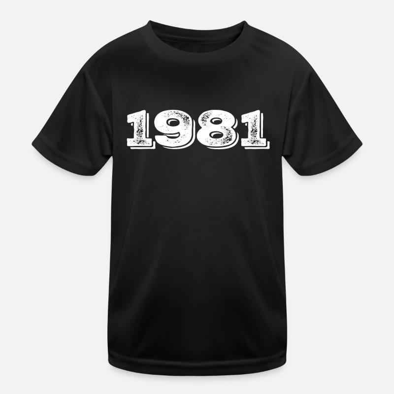 Geburtstagsgeschenk 1981 - 1981 Kinder Funktions-T-Shirt