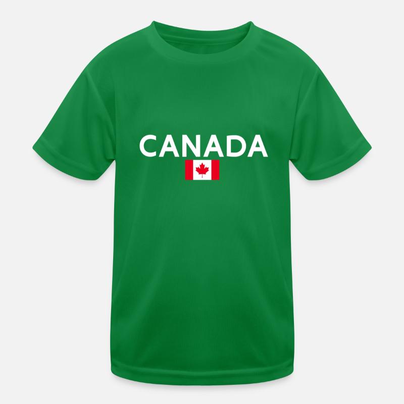 Canada Canada Drapeau canadien T-shirt sport Enfant