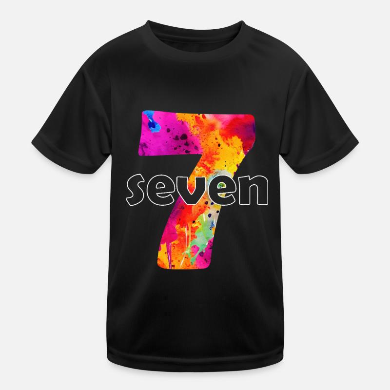 SEPT GARÇONS DE 7 ANS 7E ANNIVERSAIRE T-shirt sport Enfant