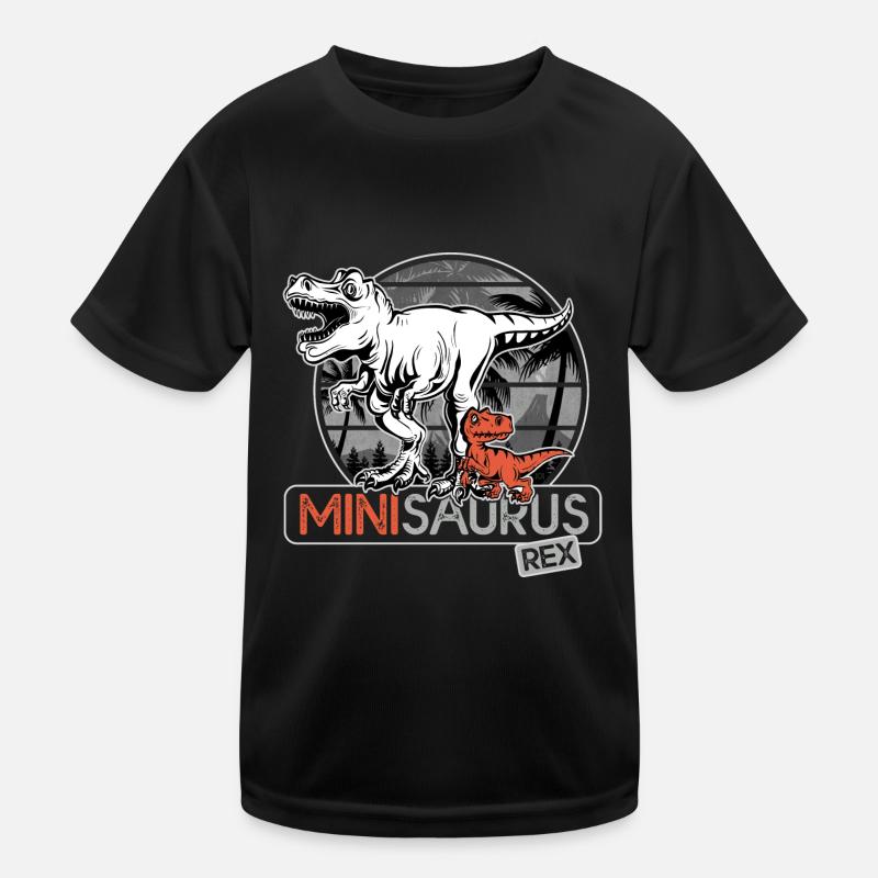 Minisaurus rex Cadeau garçon dinosaure T-shirt sport Enfant