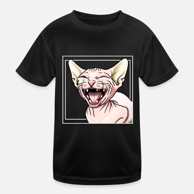 Le chat Sphynx rit T-shirt sport Enfant