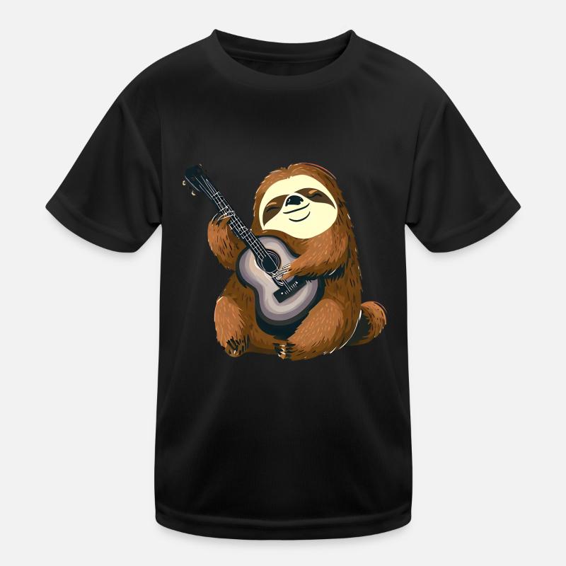 Paresseux musical T-shirt sport Enfant