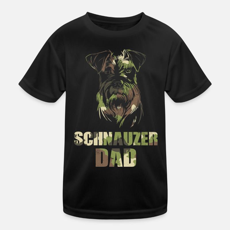 Schnauzer Kinder Funktions-T-Shirt
