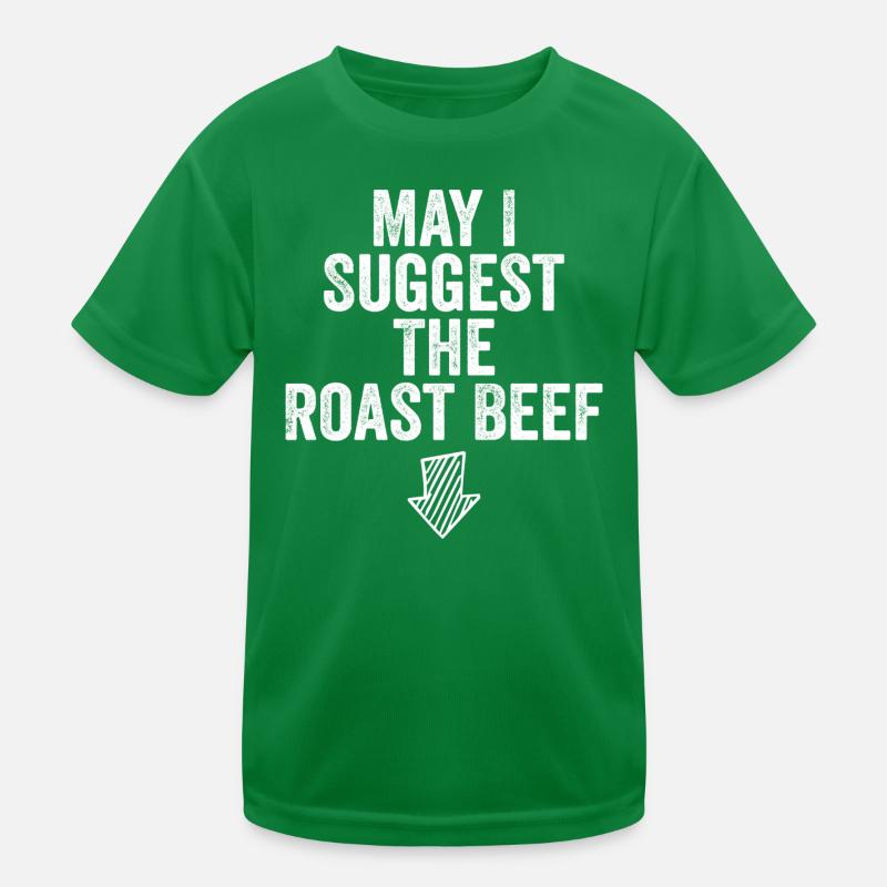 Darf ich das Roastbeef empfehlen Kinder Funktions-T-Shirt