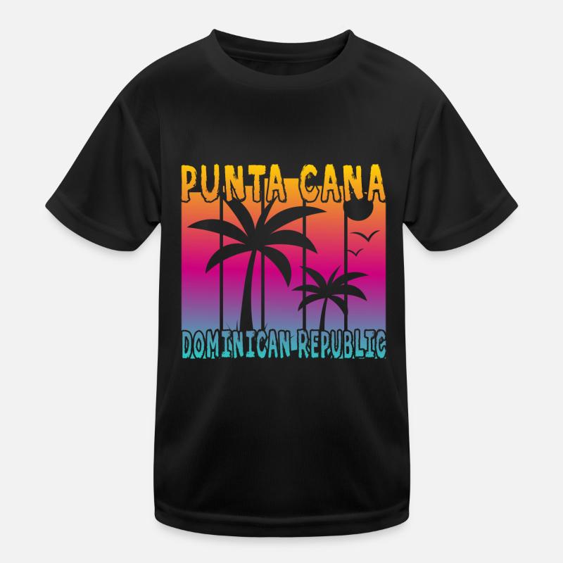 Punta Cana Dominican Republic Kids Functional T-Shirt