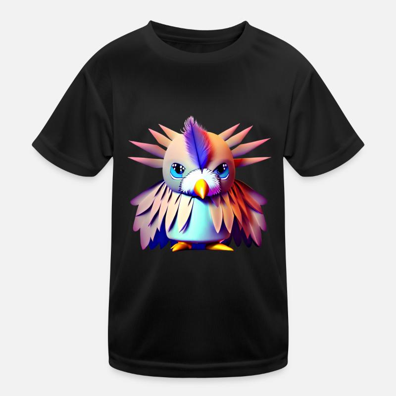 Oiseau polygonal T-shirt sport Enfant