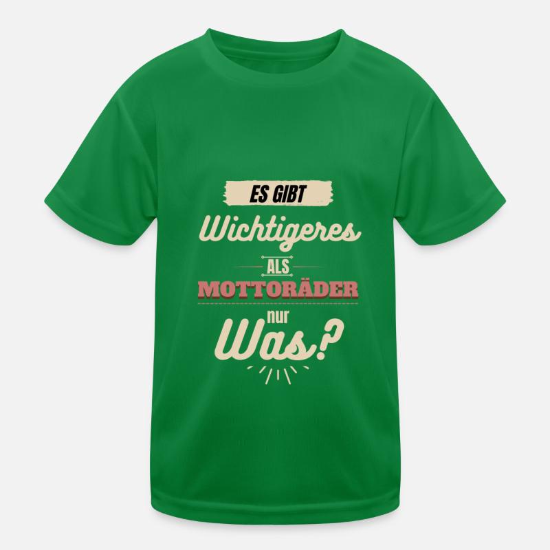 Motorrad Spruch Kinder Funktions-T-Shirt