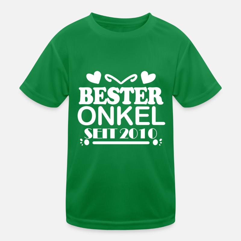 Bester Onkel seit 2010 Kinder Funktions-T-Shirt