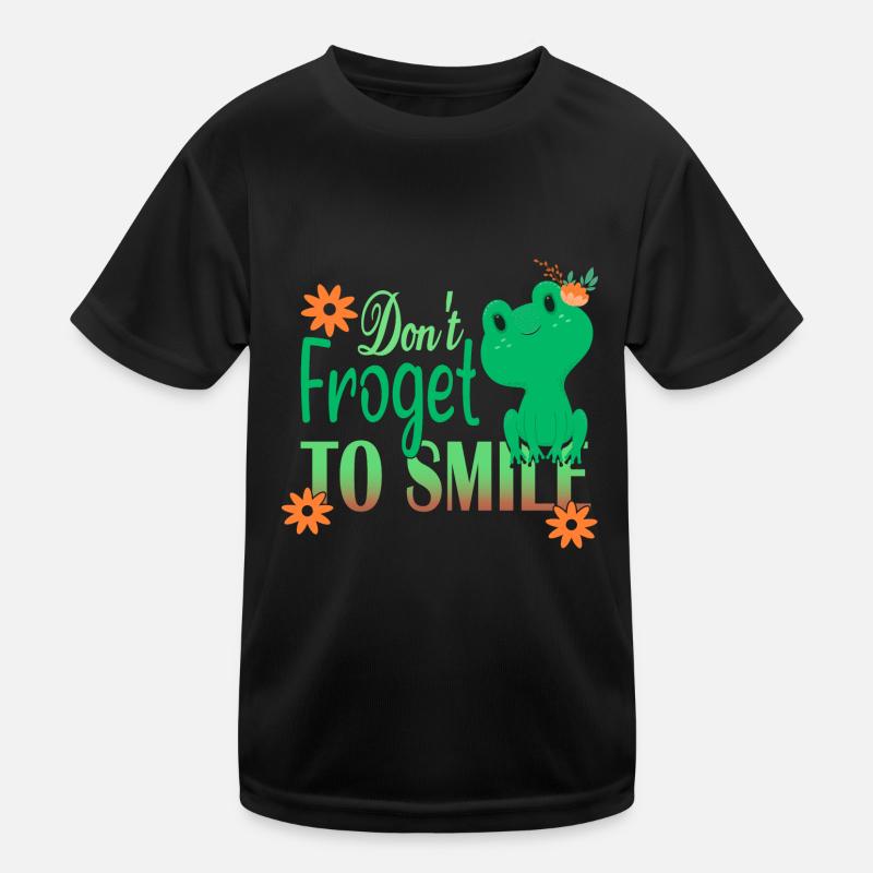 Don't Froget to smile Kids Functional T-Shirt