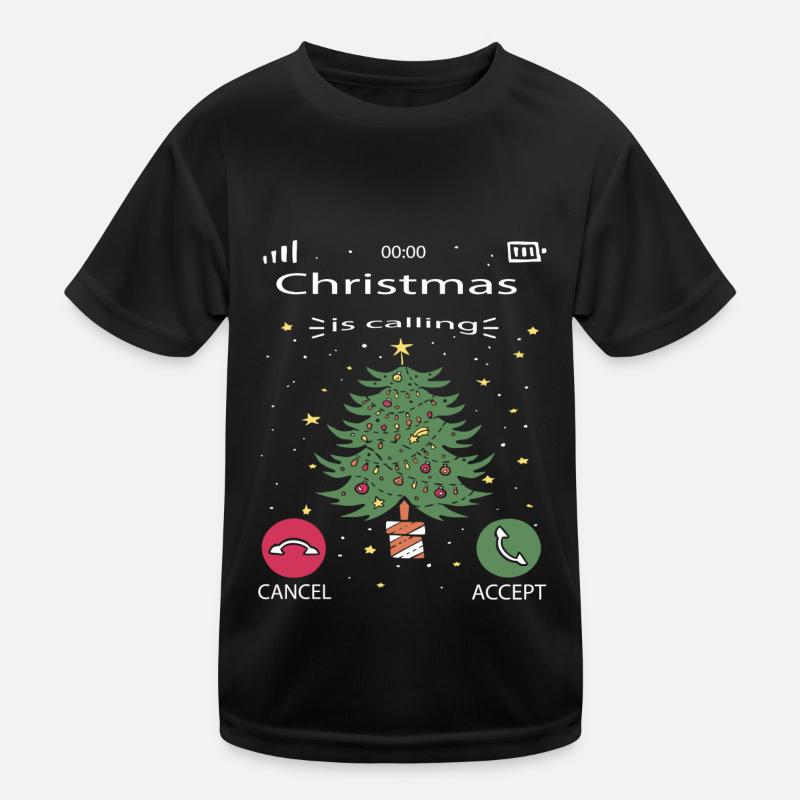 Noël approche. Noël approche. Arbre T-shirt sport Enfant