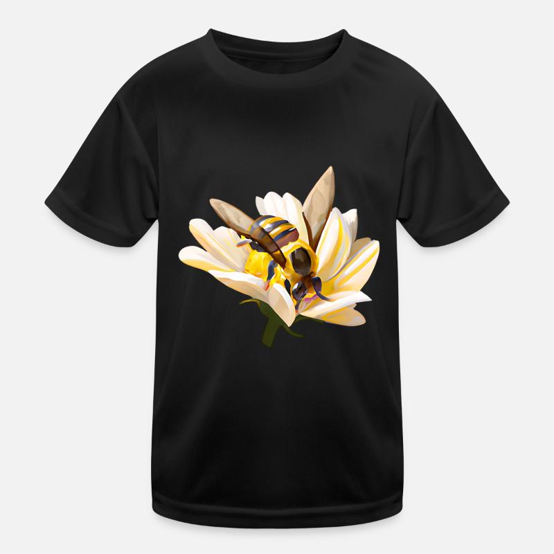 Fleißige Biene Kinder Funktions-T-Shirt