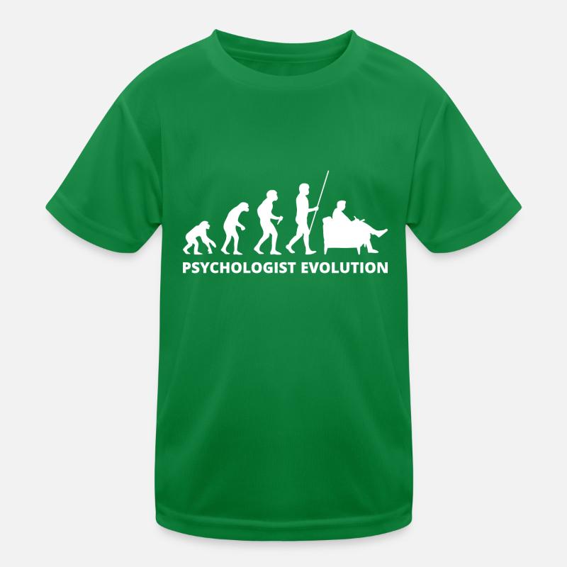 Psychology Evolution Psychologist Therapist Kids Functional T-Shirt