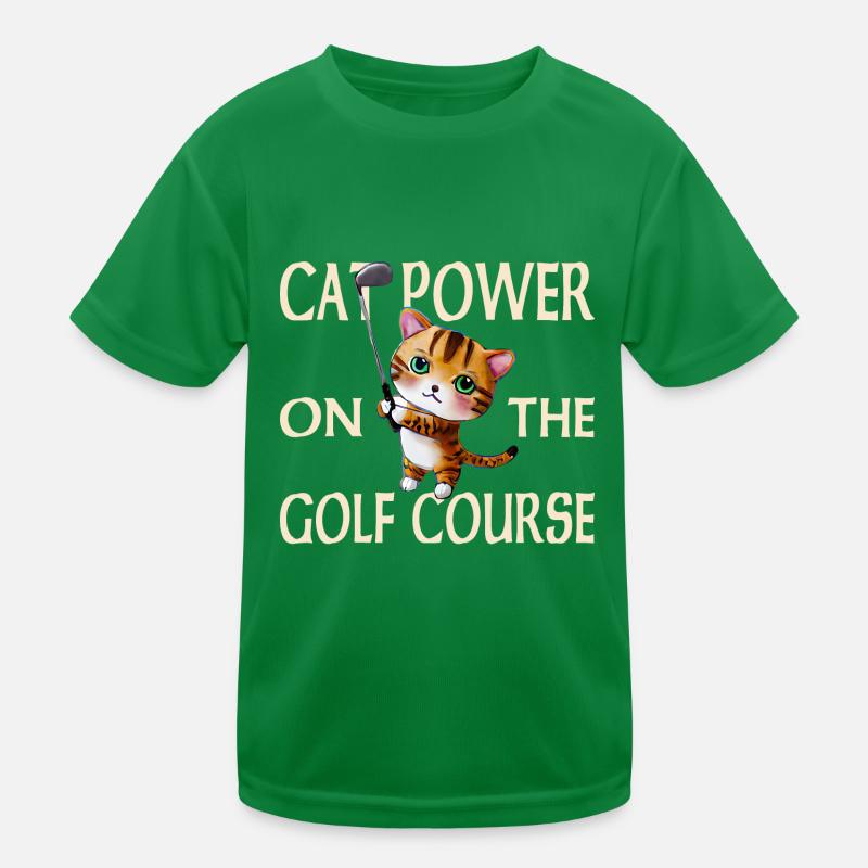 Chat de golf T-shirt sport Enfant