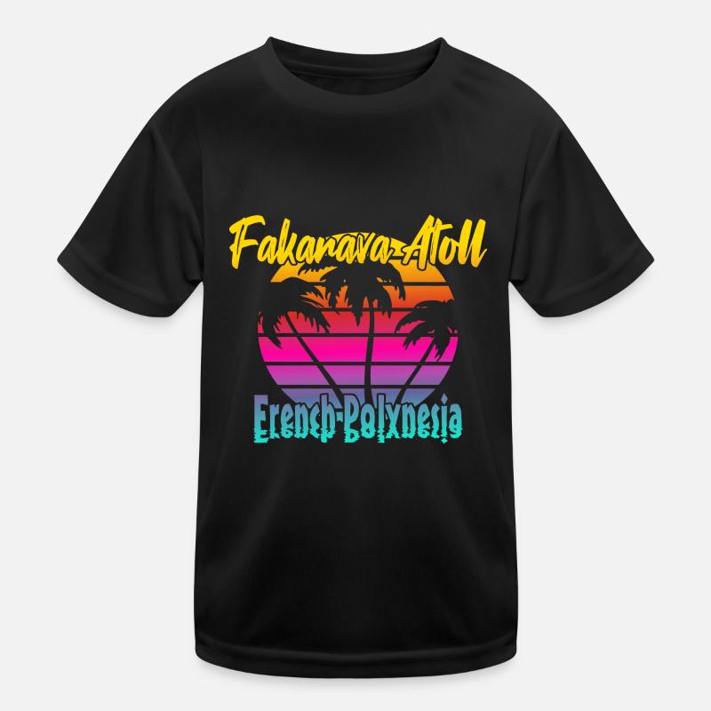 Fakarava Atoll Kinder Funktions-T-Shirt