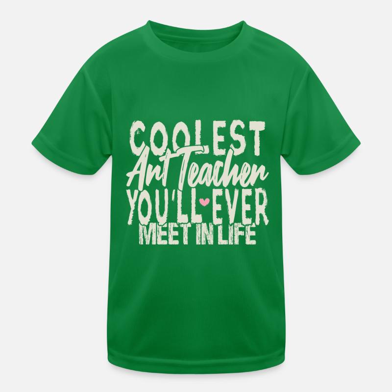 Der coolste Kunstlehrer Kinder Funktions-T-Shirt