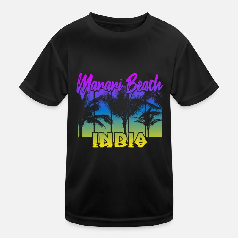 Marari Beach India Kinder Funktions-T-Shirt