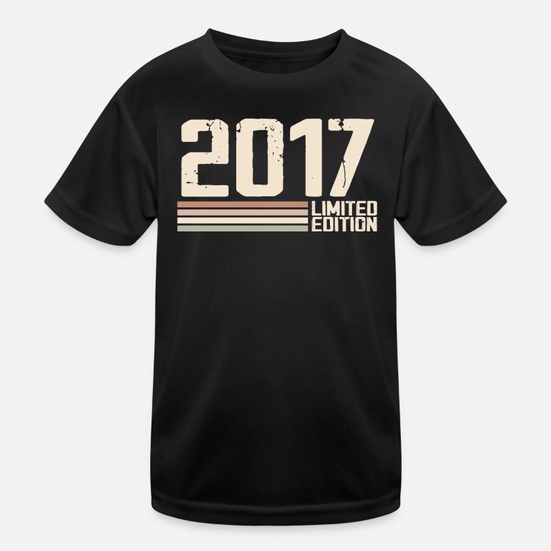 2017 Vintage 2017 Birthday 2017 Retro 2017 Kids Functional T-Shirt
