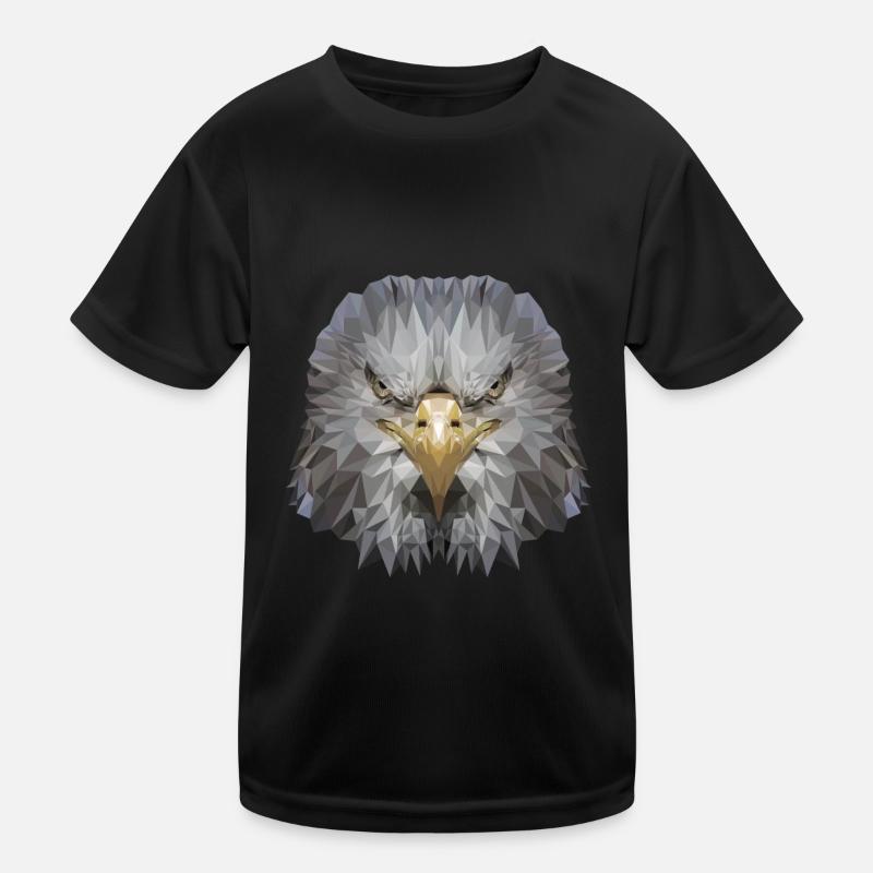 Aigle Polygone Oiseau de proie T-shirt sport Enfant