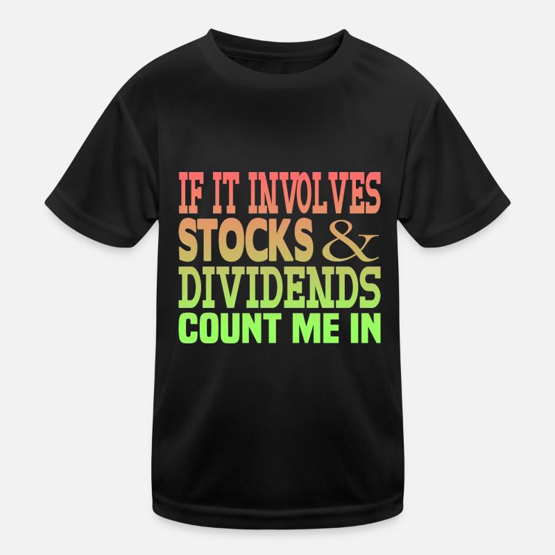 Dividende sur les actions T-shirt sport Enfant