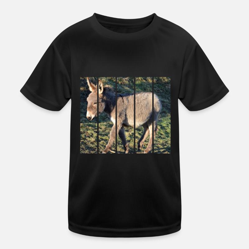Donkey - Kids Functional T-Shirt - black