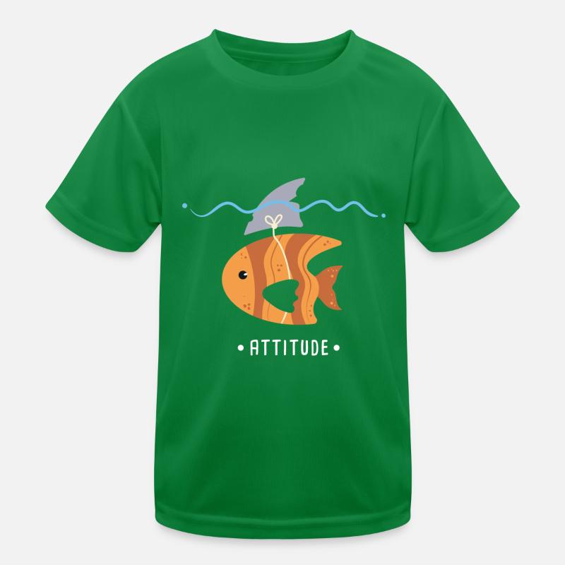 Sassy Sarcastic Cute Shark Fin Fish Kinder Funktions-T-Shirt