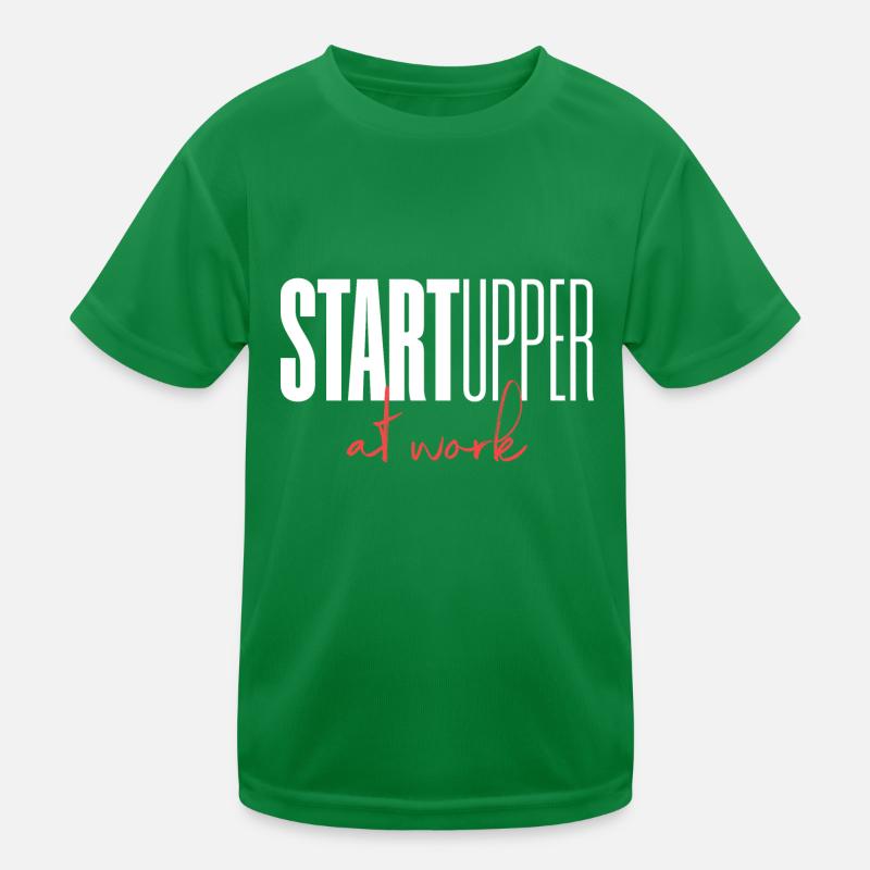 Startupper Startup at work Kids Functional T-Shirt